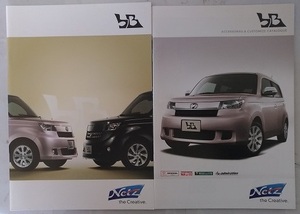 bB　(QNC20, QNC21, QNC25)　車体カタログ＋アクセサリーカタログ　2012.7　ビービー　古本・即決・送料無料　管理№ 3356 ⑦