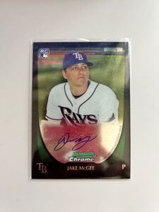 2011 Bowman Chrome Jake McGee RC Auto サイン