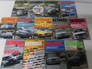 ジャーマン・カーズ 2006年1月〜2007年4月号の3冊なしの13冊セット　ベンツ/BMW/他　ドイツ車マガジン　付録類なし