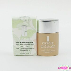 クリニーク イーブン ベター グロウ メークアップ 15 #64 クリーム ベージュ 30ml 残量多 C227