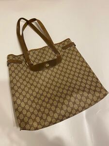 GUCCI オールドグッチ トートバッグ PVC GG柄 肩掛け