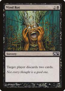 MTG ■黒/英語版■ 《精神腐敗/Mind Rot》★FOIL★ 基本セット2012 M12