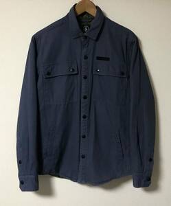 VOLCOM ボルコム GRAMBLER L/S SHIRT シャツ ジャケット 内側 キルティング CLASSIC FIT ネイビー S/P