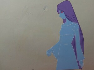 B　銀河鉄道999　セル画　90、91話「アンドロメダの雪女」　雪女　ユキさん　横向き　張り付きあり　東映アニメーション
