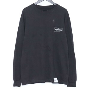 NEIGHBORHOOD SULFUR DYE CREWNECK LS L ブラック 231OKNH-CSM03 ネイバーフッド サルファーダイクルーネックロングスリーブTシャツ 長袖