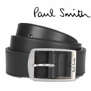 paul smith(ポールスミス)ロゴ スクエアバックルベルトXL