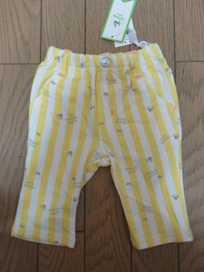 【新品】Disney　baby７分丈パンツ 　７０