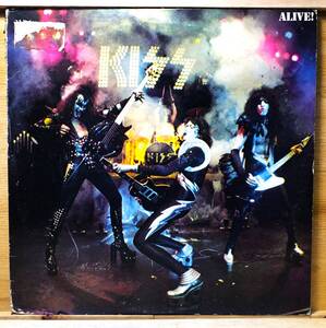 ■3/LP【12592】-【国内盤】KISS●『地獄の狂獣 キッス・ライヴ』(ALIVE!)