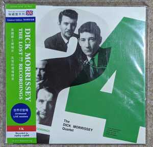 Dick Morrissey:The Lost 77 Recordings◎限定紙ジャケCD