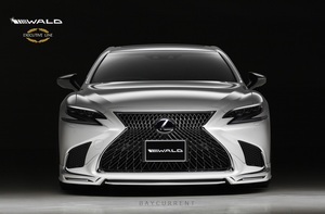 【WALD - ExecutiveLine】 LEXUS LS 50系 GVS5# VXFA5# LS500 LS500h H29.10~ フロント バンパー スポイラー レクサス バルド ABS製