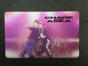 ★テレホンカード「CHAGE AND ASKA(チャゲ＆飛鳥)ピンク」50度数☆a7