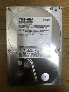 TOSHIBA DT01ACA200 2TB 3.5inch HDD 動作確認済 正常判定 使用時間3204時間