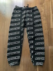 Supreme シュプリーム Repeat Sweatpant リピートスウェット パンツ BLACK Sサイズ