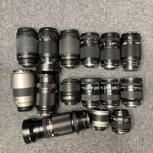 【A4】計15個 Nikon AFレンズ　純正　ズームレンズ まとめ売り 18-55mm 35-105mm 35-135mm 70-210mm 75-300mm など ジャンク品 