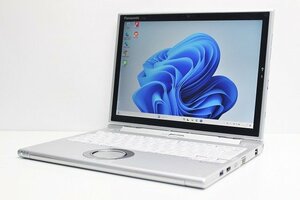 1円スタート ノートパソコン Windows11 WPS office搭載 2in1PC Panasonic レッツノート CF-XZ6 SSD256GB メモリ8GB 第7世代 Core i5