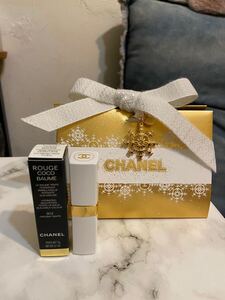 シャネル　ルージュココボーム　リップクリーム　ホリデーラッピング　チャーム　 CHANEL 912