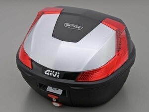 GIVI(ジビ) モノロックケース(トップケース) シルバー 汎用ベース付き 37L B37G730 78035