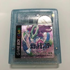 ゲームボーイカラー GBC クリスタルバージョン ポケットモンスター クリスタル　ゲームボーイカラー専用 ソフトのみ　動作未確認