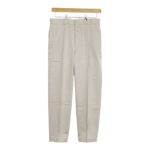 Scye 新品 5221-81523 San Joaquin Cotton Loose Fit Tapered Trousers 36 定価28600円 チノパンツ オフホワイト サイ 4-1201M F97664