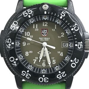 美品 LUMINOX ルミノックス HYSTERIC GLAMOUR ヒステリックグラマー HG コラボ ネイビーシールズ 腕時計 クオーツ カレンダー 動作確認済