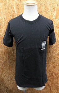 ユニオンライン 【USA製】 UNION LINE インポート古着 Tシャツ バックプリント 炎と剣と歯車プリント 半袖 綿100% S ブラック 黒 メンズ