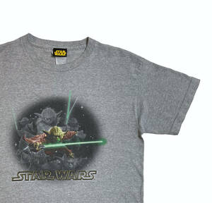 00s STAR WARS ヨーダ Tシャツ Yoda スターウォーズ エピソード3 シスの復讐 Revenge of the Sith ビンテージ