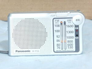 Panasonic パナソニック ワイドFM対応 FM/AM コンパクトラジオ ポケットラジオ ポータブルラジオ RF-P155
