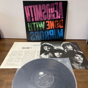 LP レコード AEROSMITH - DONE WITH MIRROR 中古 (2-2