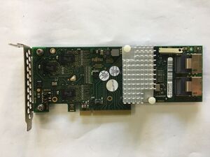 【即納】FUJITSU D2616-A12 GS 4 8-Port Modular PCI-E x8 512MB Cache RAID Controller Card /ロープロ仕様【中古現状品】 (SV-06-423)