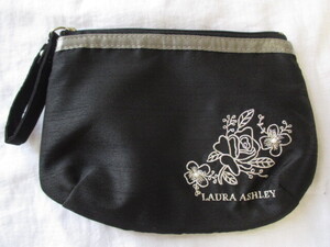 ★☆D-1707 LAURA ASHLEY ローラアシュレイ ミニポーチ 【中古品】☆★