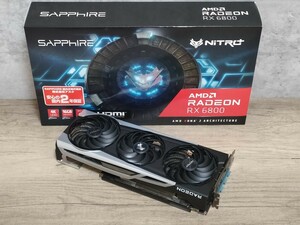 AMD SAPPHIRE Radeon RX6800 16GB NITRO+ GAMING OC 【グラフィックボード】