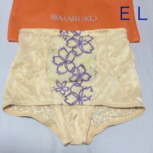 ホームクリーニング済み　ＥＬ　マルコ ショートガードル サクラ 補正下着　MARUKO 大きいサイズ　訳あり　送料無料　限定色　ジャンク