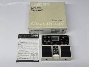 BOSS DD-20 Digital Delay Giga Delay デジタルディレイ ギターエフェクター 通電確認のみ 現状品 管理番号12031