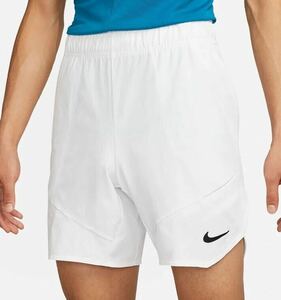 新品 送料込 NIKE COURT DRI-FIT ADVANTAGE SHORT PANTS Sサイズ 白 ナイキ コート ドライフィット アドバンテージ ショート パンツ テニス