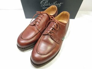 HH 極美品 【パラブーツ Paraboot】 シャンボード Uチップ 外羽根 レザー 紳士靴 (メンズ) size8 ブラウン系 ■30MZA5343■