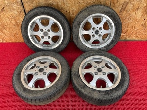 BS Cittaホイール!! 13x4.5J +45 冬タイヤ付き 155/65R13 4本セット 中古 売切!!