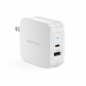 【大特価】USB-C急速充電器【61W/PD 3.0対応/折畳式/2ポートUSB-A & USB-C】