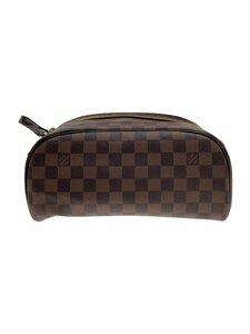 LOUIS VUITTON◆トゥルース・トワレット・キングサイズ_ダミエ・エベヌ_BRW/PVC/BRW