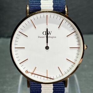 Daniel Wellington ダニエルウェリントン Classic クラシック B40R3 腕時計 アナログ クオーツ ラウンド ホワイト文字盤 クロスベルト