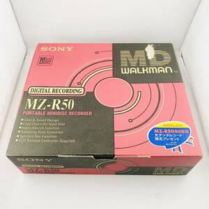 極美品SONY ソニー MDウォークマン MD WALKMAN MZ-R50 ポータブルMDプレーヤー ほぼ未使用 動作確認済み