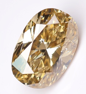 【１００円～】1.033ｃｔ！天然ダイヤ FANCY LIGHT YELLOWISH BROWN（ナチュラルカラー）SI1 OV