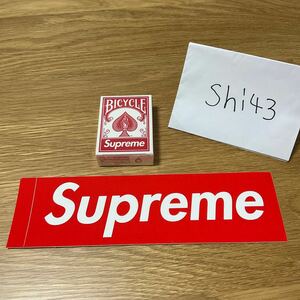 1円スタート 新品未開封 Supreme BICYCLE バイスクル トランプ マジック カード シュプリーム Mini Playing Cards ボックスロゴ Box Logo