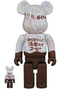 MEDICOM TOY BE@RBRICK 8時だヨ！湯呑みでコーヒー 100%&400% メディコムトイ ベアブリック ムロツヨシ