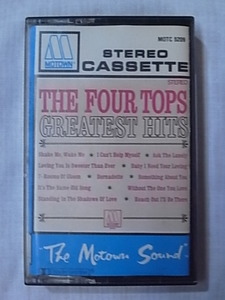 The Four Tops Greatest Hits Motown MOTC 5209 カセットテープ