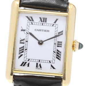 カルティエ CARTIER 81720552 タンクルイLM K18YG 手巻き レディース _846487