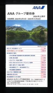 「ANA 全日空 株主優待券【1冊（優待クーポン18枚）】」 有効期限2024年11月30日