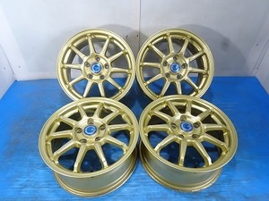 ◆AL◆16x7J +55 5穴 114.3 中古 アルミホイール 4本【福島発 送料無料】FUK-E14473★16インチ