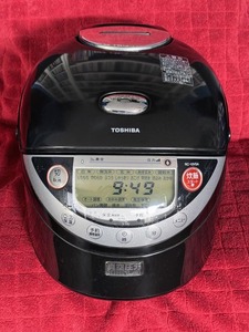 RC-10VSA 東芝 TOSHIBA 真空圧力IH保温釜 5.5合 電気釜 炊飯器 炊飯ジャー 黒 シャイニングブラック 動作確認 送料無料 実質0円スタート