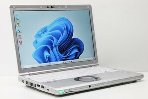 1円スタート ノートパソコン Windows11 WPS office搭載 Panasonic レッツノート CF-SV8 第8世代 Core i5 SSD256GB メモリ8GB カメラ 12.1