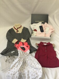 未使用 含 子ども服 ラルフローレン 80 ワンピース BURBERRY バーバリー マールマーレ Tシャツ 120 100cm 女の子　まとめて Y0623-28